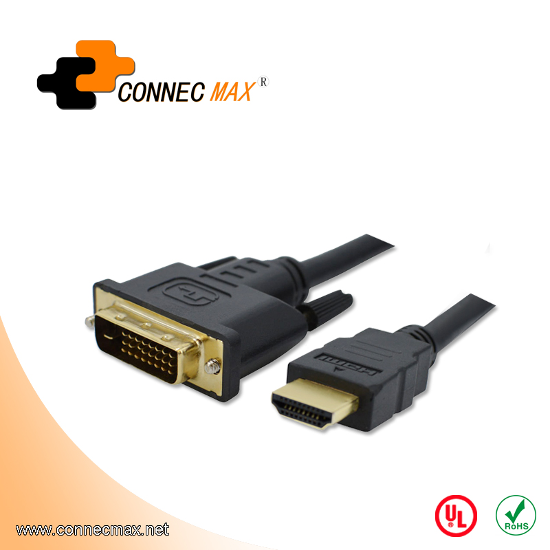 HDMI male to DVI male cable