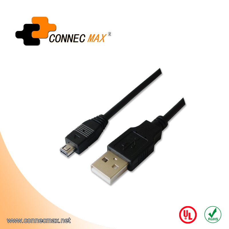 USB 2.0 A Male to Mini 4 Pin cable 