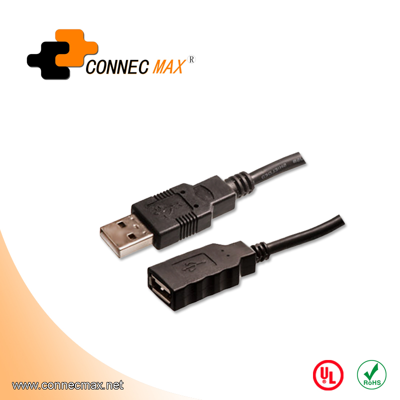 USB 2.0 A Male to A Female Active Extension Cable