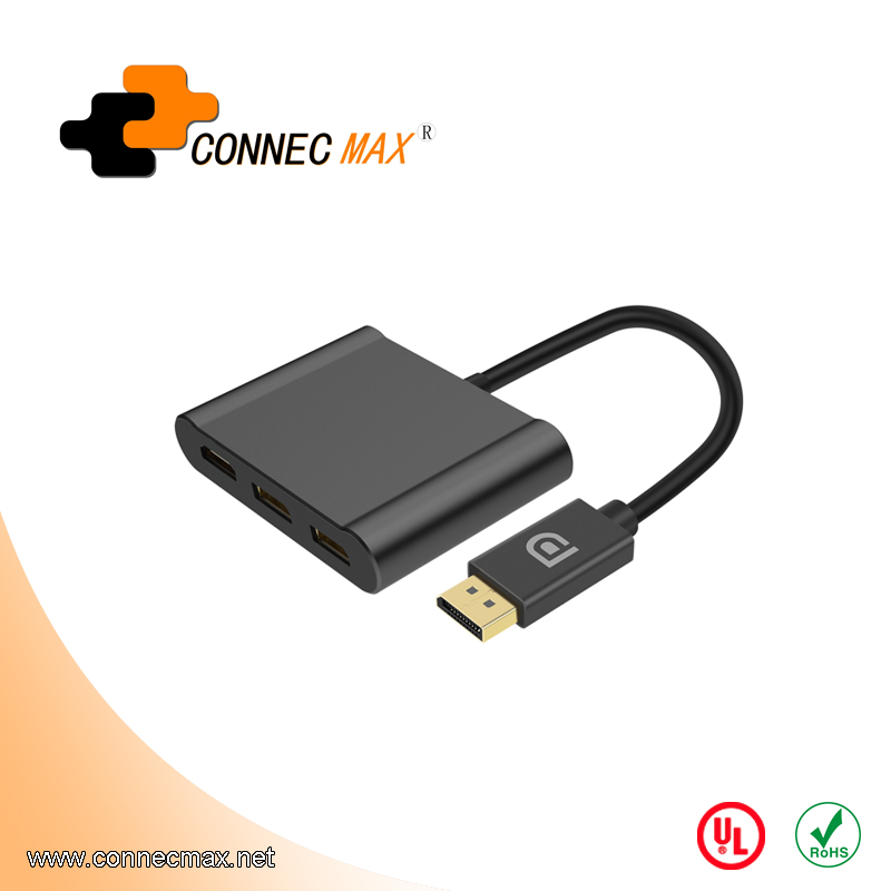 DP TO 2* DP +1*HDMI MST HUB