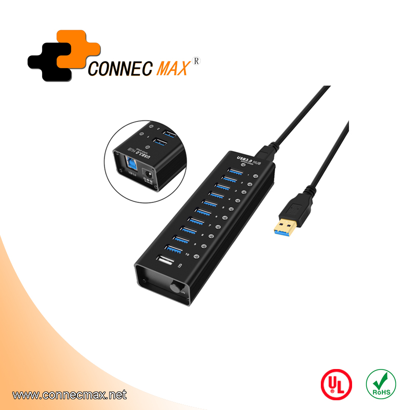USB3.0 to 10 Ports HUB